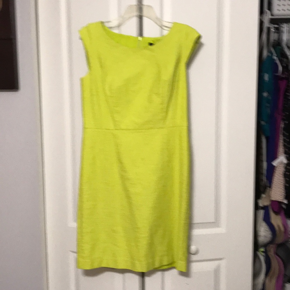 Citrine colored Ann Taylor dress